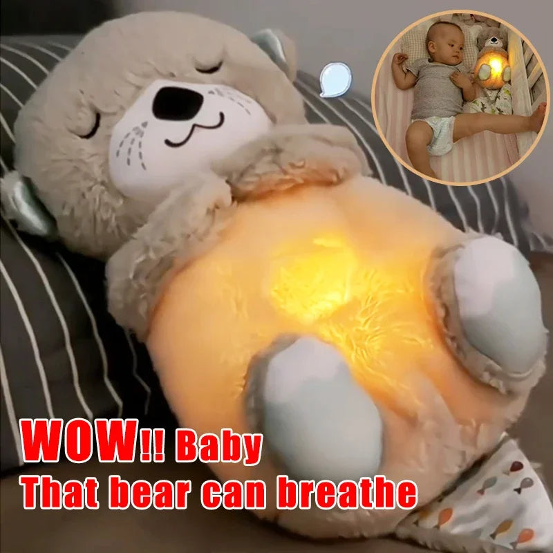 Soothing Baby Stuffy Plush with Music, Lights, and Breathing Motion