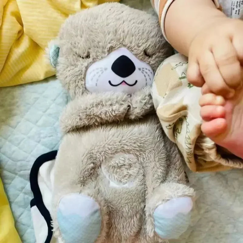 Soothing Baby Stuffy Plush with Music, Lights, and Breathing Motion