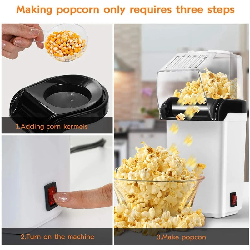 Home Electric Oil Free Popcorn Maker