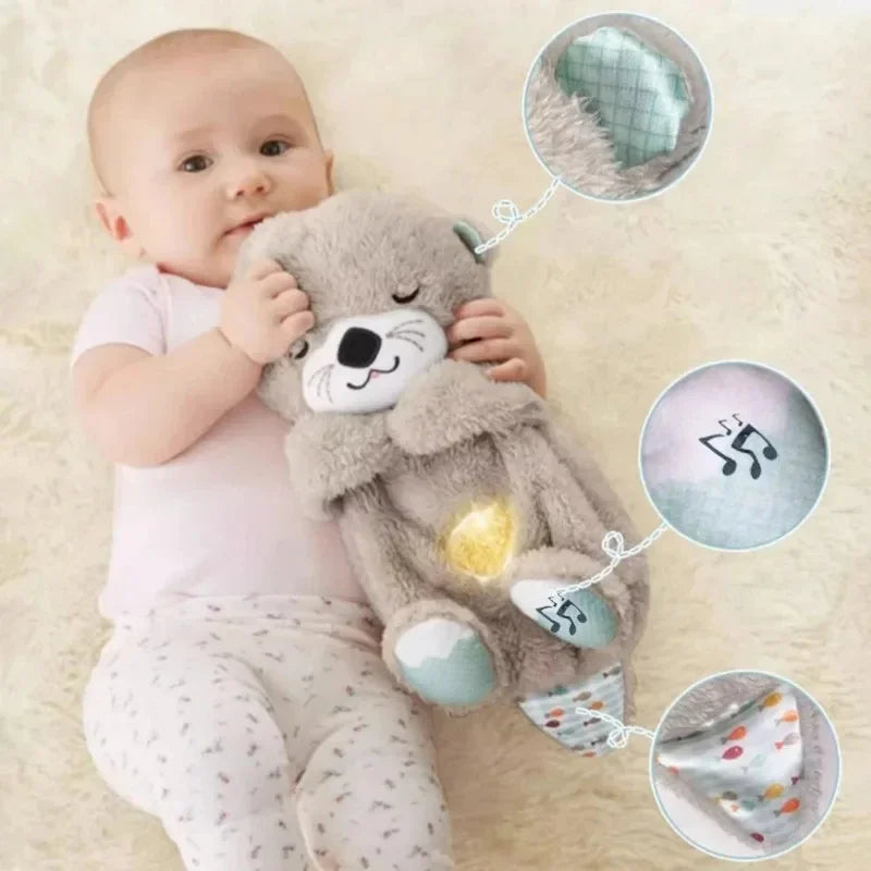 Soothing Baby Stuffy Plush with Music, Lights, and Breathing Motion