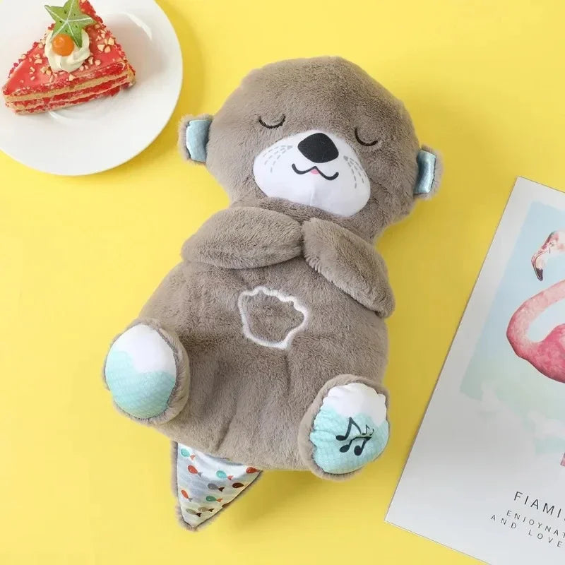 Soothing Baby Stuffy Plush with Music, Lights, and Breathing Motion