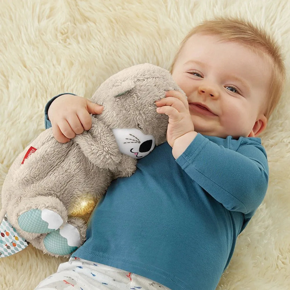 Soothing Baby Stuffy Plush with Music, Lights, and Breathing Motion