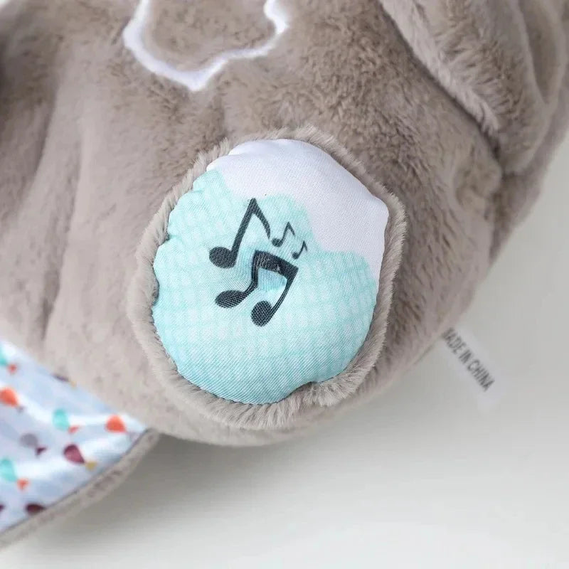 Soothing Baby Stuffy Plush with Music, Lights, and Breathing Motion