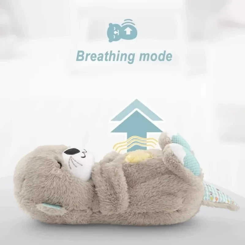 Soothing Baby Stuffy Plush with Music, Lights, and Breathing Motion