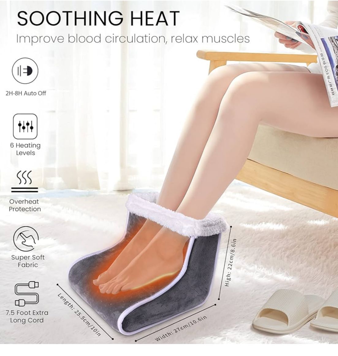 Ultra-Cozy Electric Heated Foot Warmers™-Winter Hot Sale