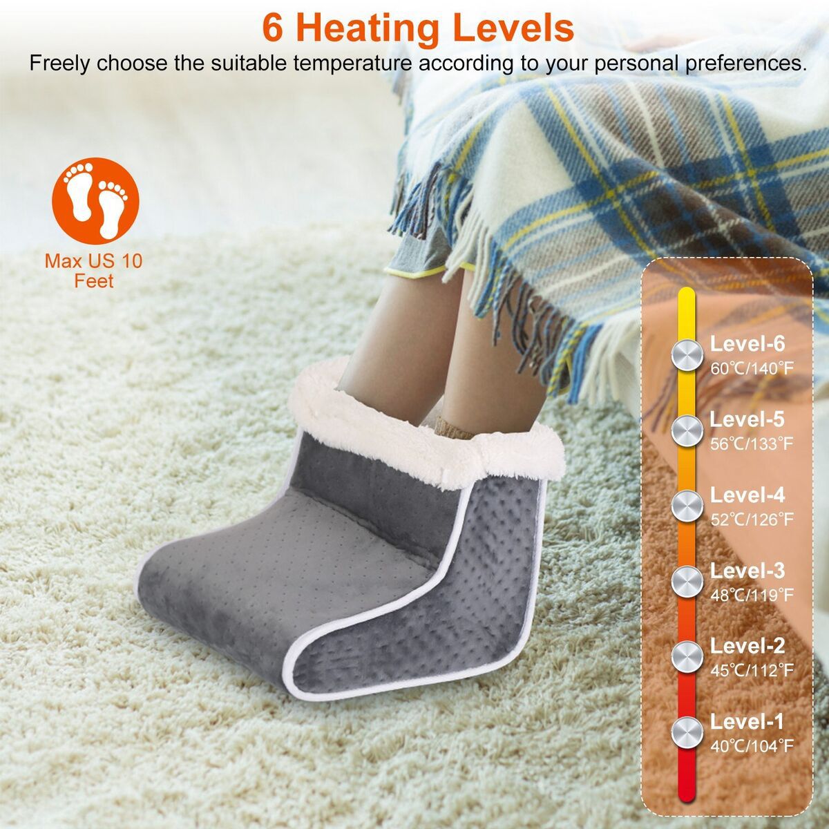 Ultra-Cozy Electric Heated Foot Warmers™-Winter Hot Sale